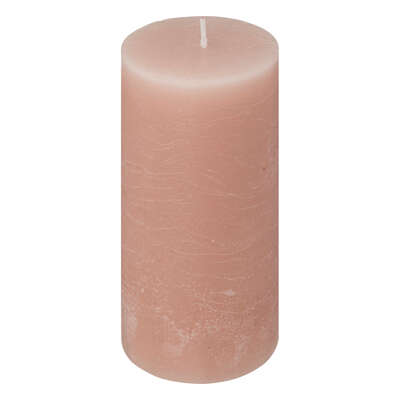 Bougie rond olia blanc 6.8x14