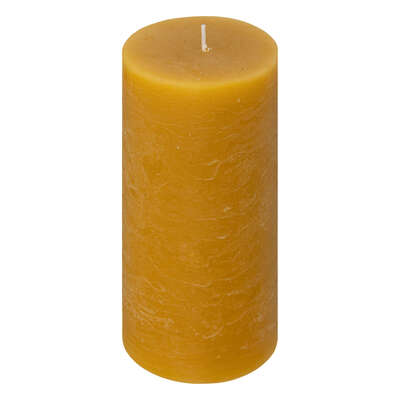 Bougie  rond olia jaune  6.8x14 cm