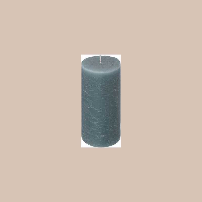 Bougie  rond olia orage 6.8x14cm