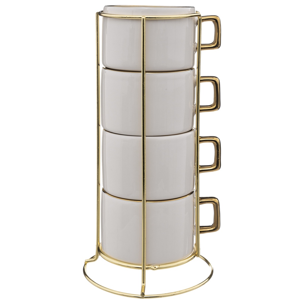 Rack 4 tasses s arya 17cl