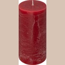 Bougie ronde olia rouge 6.8x14