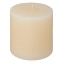 Bougie ronde olia ivoire 10x10
