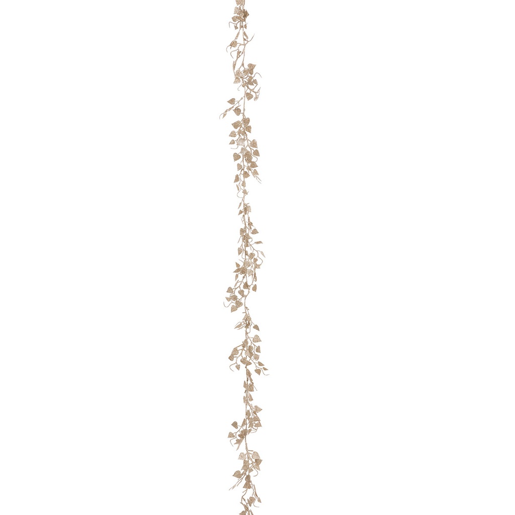 Guirlande plast feuilles xs or 180cm