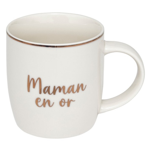 Mug m maman en or 34cl