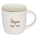 Mug m papa en or 34cl