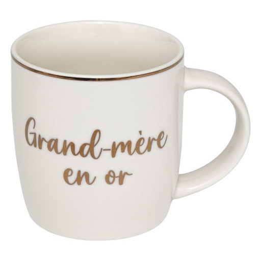 Mug m grand-mere en or 34cl
