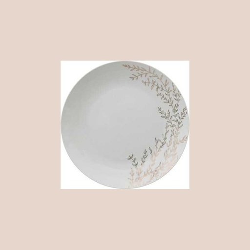 Assiette plate bois de rose d27