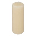 Bougie ronde demi ivoire 5x14