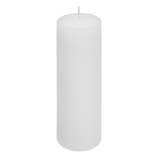 Bougie ronde demi blanche 5x14