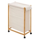 Panier à linge 52L à roulettes TIDY BOX  