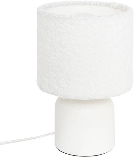 Lampe cyld bona bouclet blanc h22