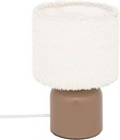 Lampe cyld bona bouclet brun h22