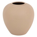 Vase céramique boule rily beige h22