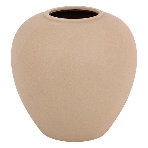 Vase céramique boule rily beige h22