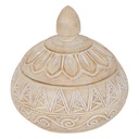 Boite résine oriental beige d15,5