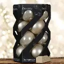 Boules incassable brillant- mat shiny x12