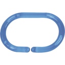 Set de 12 anneaux de douche ps - ciel translucide