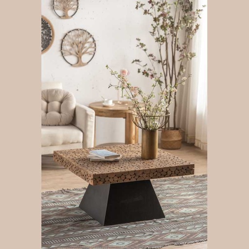 Table basse "horizon urbain"
