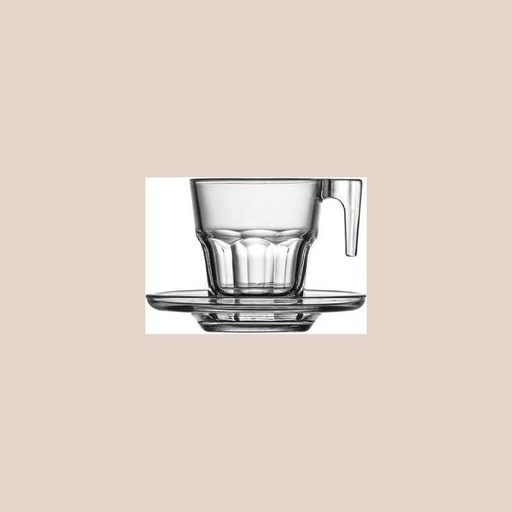 Tasse à café  cristal maison blanche