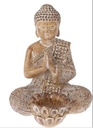 Bouddha porte-bougie à récha bois