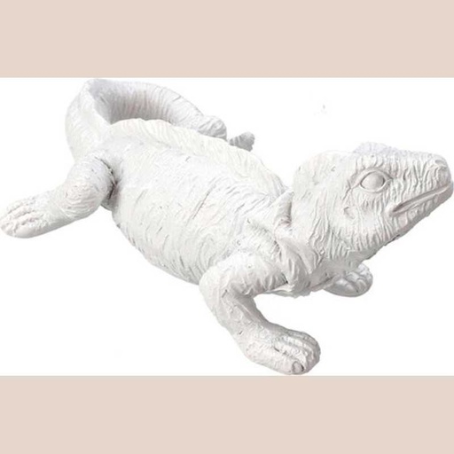 Animal de mer 14cm blanc lézard