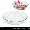 Plat a tarte verre d26 borcam