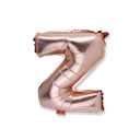Ballon rose gold 36cm lettre z