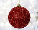 Boule mousse tubes et sequins 