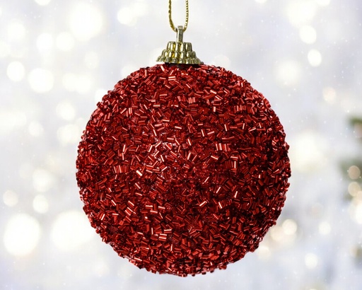 Boule mousse tubes et sequins 