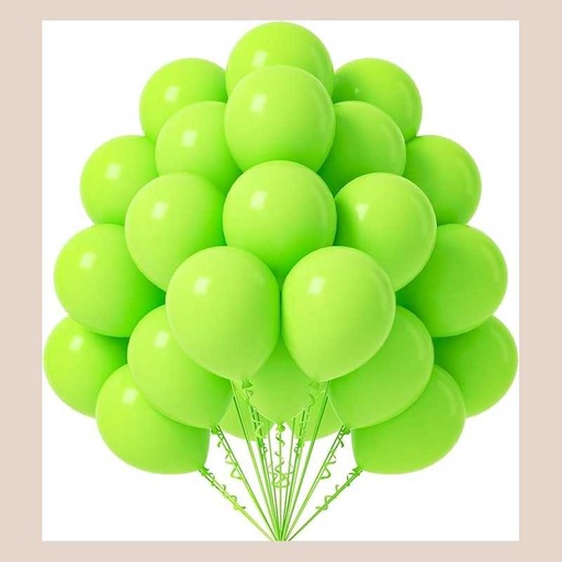 Ballons unis x30 anis