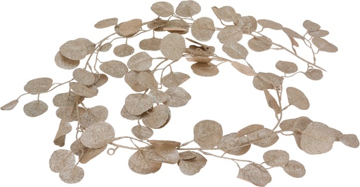 Guirlande feuilles 180cm doree