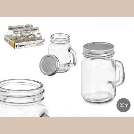 Pot carre verre trans avec couvercle-ans