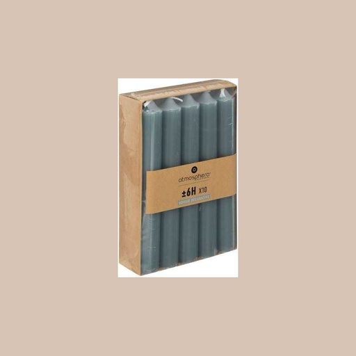 Bougie bâton  x10 hugo orage h16