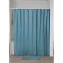 Rideau de douche laser eva 180x200 cm - bleu canard