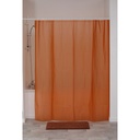 Rideau de douche laser eva 180x200 cm - terre de sienne