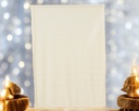 Plaid polyester rayures irregulieres 
