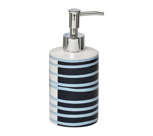 Distributeur de  savon dolomite rond imprimé  bord de mer