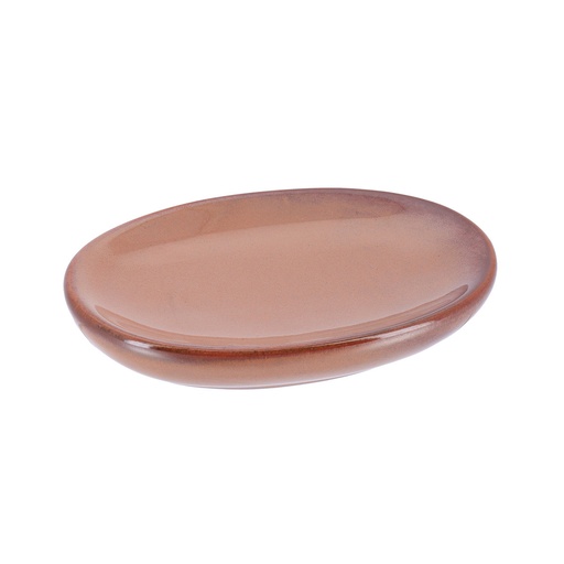 Porte savon gres laque - ambre