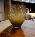 Vase verre diamant bord reliefdéco:bord relieffo