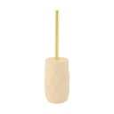 Brosse wc abs + rubber - beige