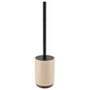 Brosse wc en polyresine - naturel/acacia