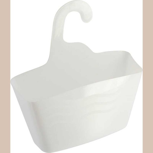 Serviteur de douche pp avec cintre - blanc