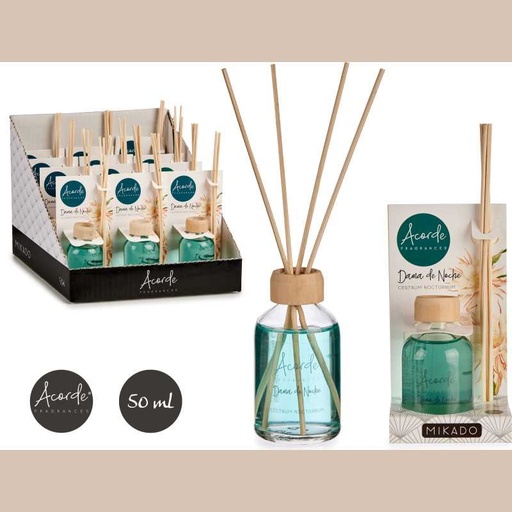 Mikado 50 ml c/baguette jasmin de nuit