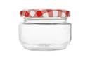 Jar verre avec couvercle metal