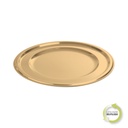 Set de 2 plateaux ronds en pet d30cm or