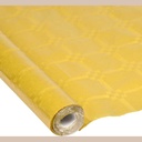 Nappe noel en papier damasse metallise 1,18*5m or