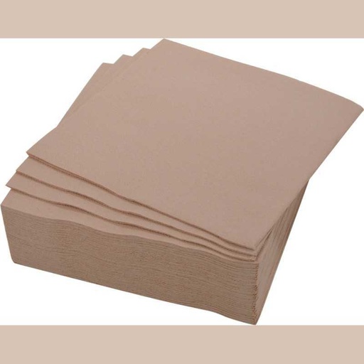 40 serviettes vitamine en papier 2 plis 38*38cm kraft