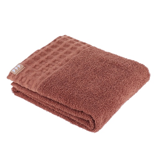 Serviette de toilette 50x90 cm 100% coton - ambre