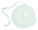 Bobine ruban satin blanc 6mmx20m