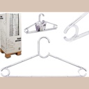 Set 4 cintres plastique transp display